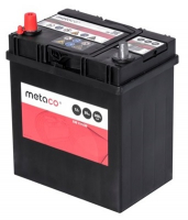 Аккумулятор автомобильный Metaco Asia - 40 А/ч тонкие клеммы (535 119 030, B19R) [+-]