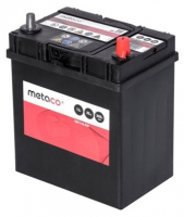 Аккумулятор автомобильный Metaco Asia - 40 А/ч тонкие клеммы (535 118 030, B19L) [-+]