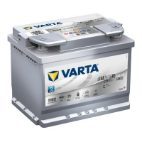 Аккумулятор Start-Stop автомобильный Varta D52 Silver Dynamic AGM (Start Stop Plus AGM) - 60 А/ч (560 901 068) [-+]