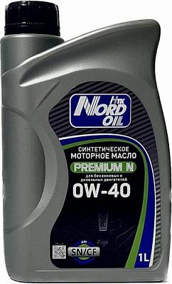 Моторное масло NORD OIL Premium N 0W-40 SN/CF