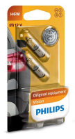 Автолампы H6W Philips Vision (12036B2)