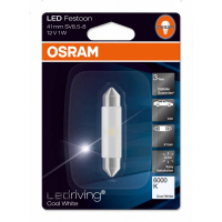 Светодиодная лампа C5W Osram LEDriving Standard White 6000K (6441CW-01B) 41mm