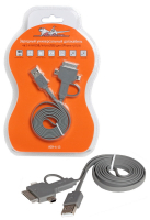 Зарядный универсальный датакабель Airline (4 в 1 mini USB/micro USB/для IPhone 4/5/6)