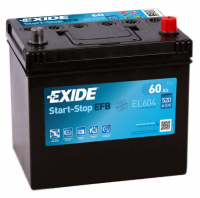 Аккумулятор Start-Stop автомобильный Exide Start-Stop EFB Asia EL604 - 60 А/ч [-+]