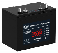 Аккумулятор WBR Marine MBC 12-90-2 CARBON - 90 А/ч - тяговый (для лодочных электромоторов)