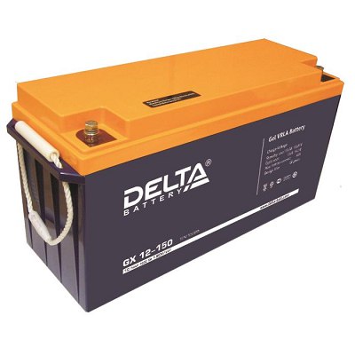 Аккумулятор Delta GX GEL - 150 А/ч (GX 12-150) - тяговый (для лодочных электромоторов)