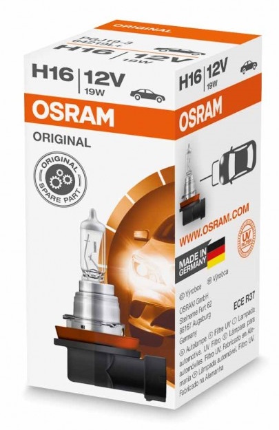 Автолампа H16 Osram Original Line (64219L+)