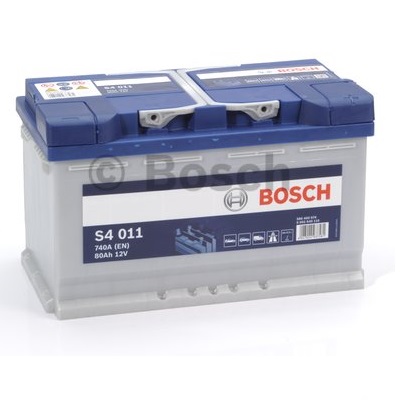 Аккумулятор автомобильный Bosch S4 011 Silver - 80 А/ч (0 092 S40 110) [-+]