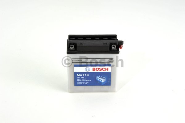 Мотоаккумулятор YB5L-B Bosch M4 F18 Fresh pack - 5 А/ч (0 092 M4F 180) [- +]