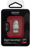 Светодиодные автолампы W21/5W MTF Night Assistant LED Red (NW215WR) красная