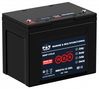 Аккумулятор WBR Marine MBG 75-12 GEL - 75 А/ч - тяговый (для лодочных электромоторов)