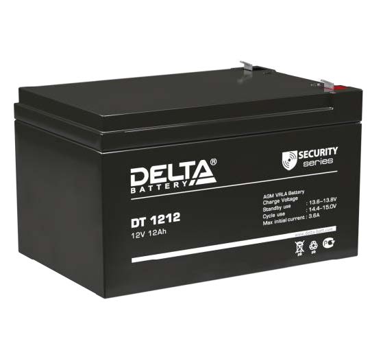 Аккумулятор Delta DT - 12 А/ч (DT 1212) ОПС серия