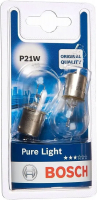 Автолампы P21W Bosch Pure Light