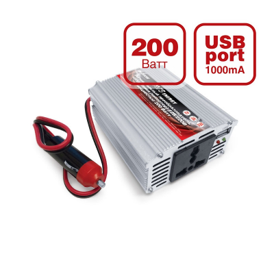 Инвертор AVS IN-200W (12/220V)