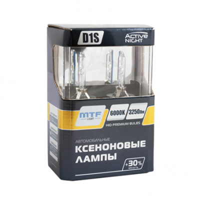 Ксеноновая лампа D1S MTF Active Night 6000K (AS6D1S)