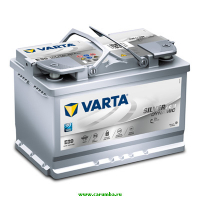 Аккумулятор Start-Stop автомобильный Varta E39 Silver Dynamic AGM (Start Stop Plus AGM) - 70 А/ч (570 901 076) [-+]