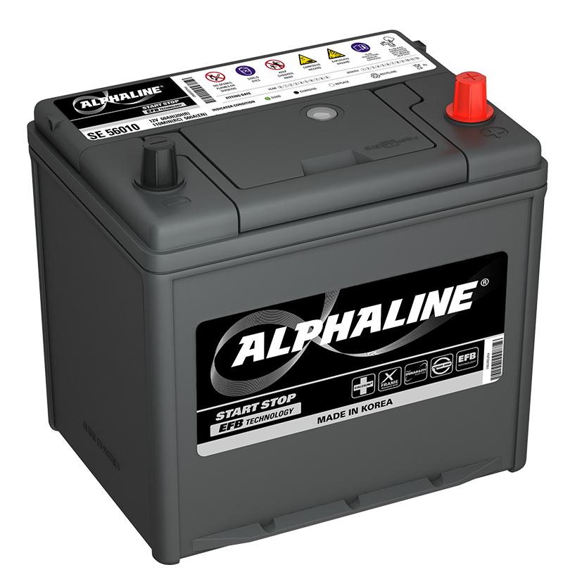 Аккумулятор автомобильный Alphaline (Aline) Asia EFB - 70 А/ч Q85 Mazda i-Stop [-+]