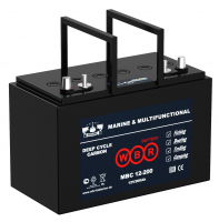 Аккумулятор WBR Marine MBC 12-200-2 CARBON - 200 А/ч - тяговый (для лодочных электромоторов)