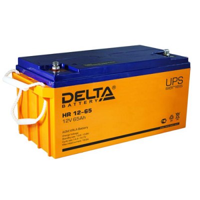 Аккумулятор Delta HR AGM - 65 А/ч (HR 12-65)