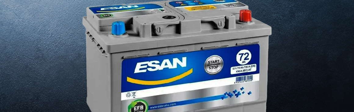 Новые EFB аккумуляторы от турецкого производителя Esan Battery