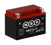 Мотоаккумулятор WBR AGM - 11 А/ч 230 А (SMT12-11) YTZ12S-BS, YTZ14S-BS