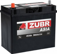 Аккумулятор автомобильный Zubr Ultra Asia - 45 А/ч тонкие клеммы (B24R) [+-]
