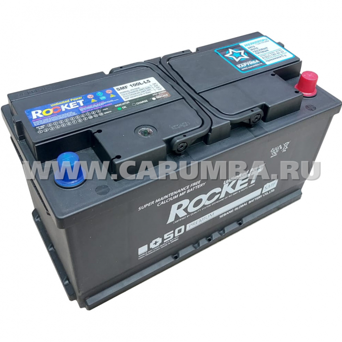 Аккумулятор автомобильный Rocket Premium SMF 100L-L5 - 100 А/ч  [-+]