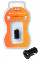 Адаптер автомобильный Airline (1хUSB 2.1А в прикуриватель 12/24В)