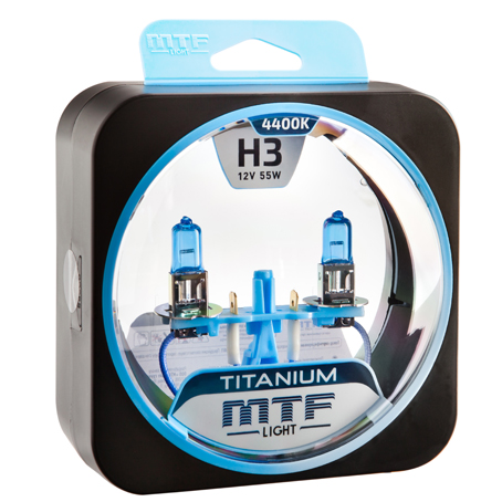 Автолампы H3 MTF Titanium 4400K (HTN1203)