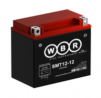 Мотоаккумулятор WBR AGM - 12 А/ч 180 А (SMT12-12) YTX14-BS, YTX12-BS