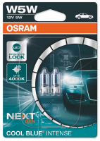 Автолампы W5W Osram Cool Blue Intense Next Gen (2825CBN) галогеновые