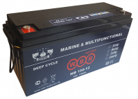 Аккумулятор WBR Marine MB 150-12 AGM - 150 А/ч - тяговый (для лодочных электромоторов)