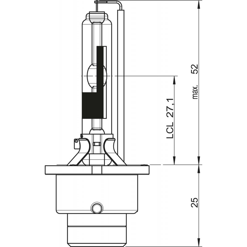 Ксеноновая лампа D4R Osram Xenarc Original (66450)
