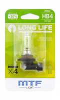 Автолампа HB4/9006 MTF Long Life 3000K (HLL12B4b)