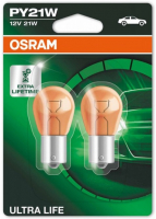 Автолампы PY21W Osram Ultra Life (7507ULT-02B)