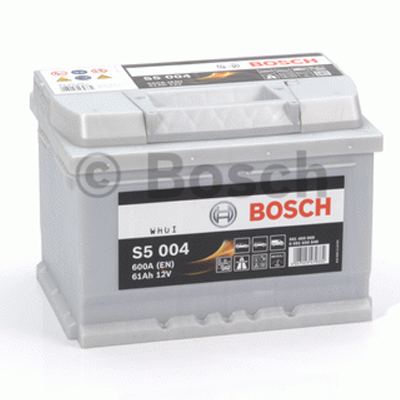 Аккумулятор автомобильный Bosch S5 004 Silver Plus - 61 А/ч (0 092 S50 040) [- +]