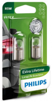 Автолампы R5W Philips Long Life Eco Vision (12821LLECOB2)