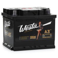 Аккумулятор автомобильный Westa Black - 50 А/ч [-+] Турция