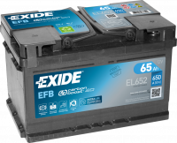 Аккумулятор Start-Stop автомобильный Exide Start-Stop EFB EL652 - 65 А/ч [-+]