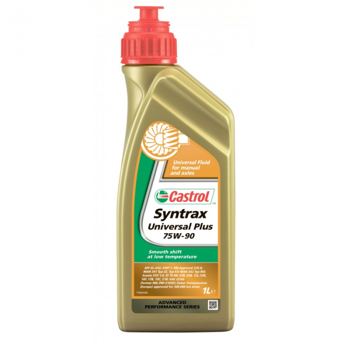 Castrol Syntrax Universal Plus 75W-90 (Syntrax Universal 75W-90) для механических КПП, мостов и дифференциалов
