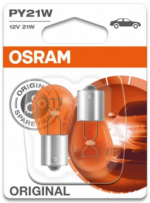 Автолампы PY21W Osram Original (7507-02B)