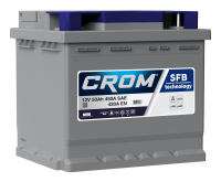 Аккумулятор автомобильный Crom - 50 А/ч  [-+]