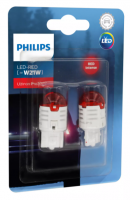 Светодиодные автолампы W21W Philips Ultinon Pro3000 SI LED Red (11065U30RB2)