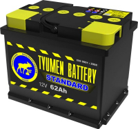 Аккумулятор автомобильный Тюмень Standard - 62 А/ч [+-]