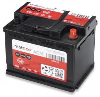 Аккумулятор Start-Stop автомобильный Metaco AGM - 60 А/ч [-+] увеличенная гарантия 3 года!