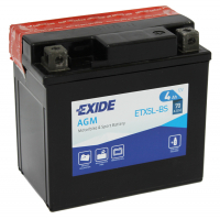 Мотоаккумулятор YTX5L-BS Exide AGM - 4 А/ч 70 А (ETX5L-BS) [- +]