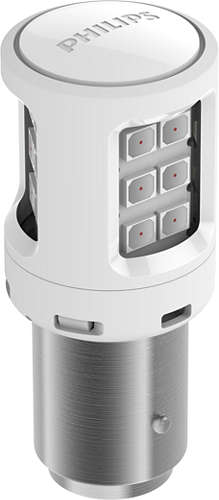 Светодиодные автолампы P21W Philips Ultinon LED Red (11498ULRX2)