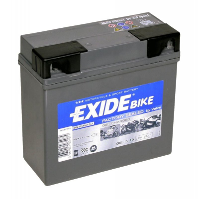 Мотоаккумулятор 12Y16A-3A Exide GEL - 19 А/ч 170 А (GEL 12-19) [- +]