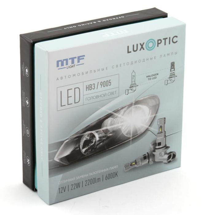Светодиодные лампы HB3 MTF LUXOPTIC LED 6000K (STB3K6)
