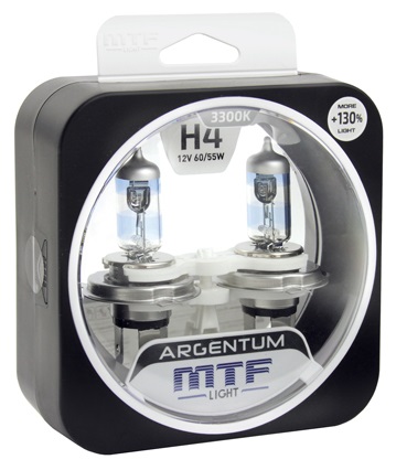 Автолампы H4 MTF Argentum +130% (H3A1204)